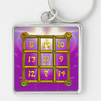 Llavero PLAZA MÁGICA 33, violeta rosada púrpura