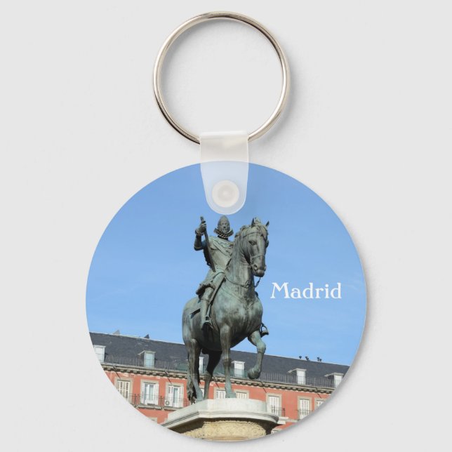 Llavero Plaza Mayor, Madrid Keychain (Anverso)