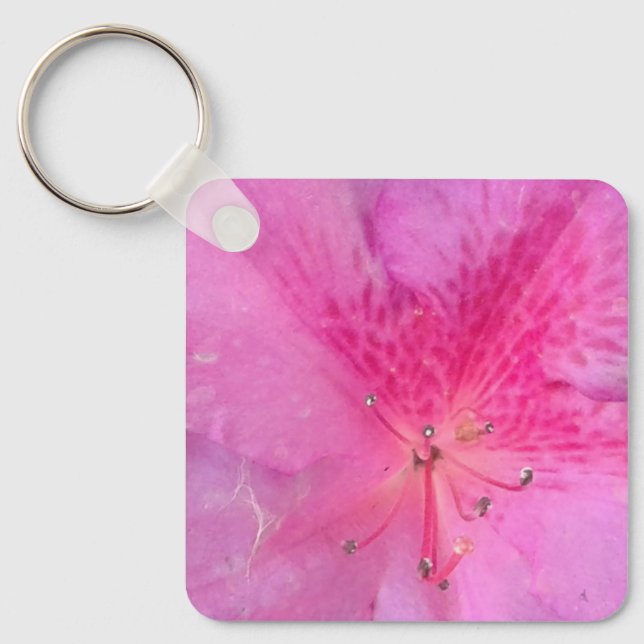 Llavero Plaza Metalizado elegante (Anverso)