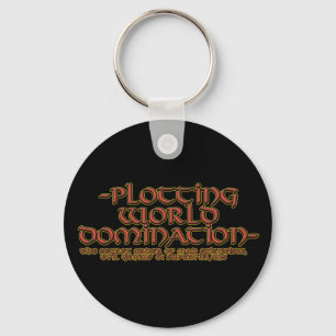 Llavero Plotting World Domination Keychain