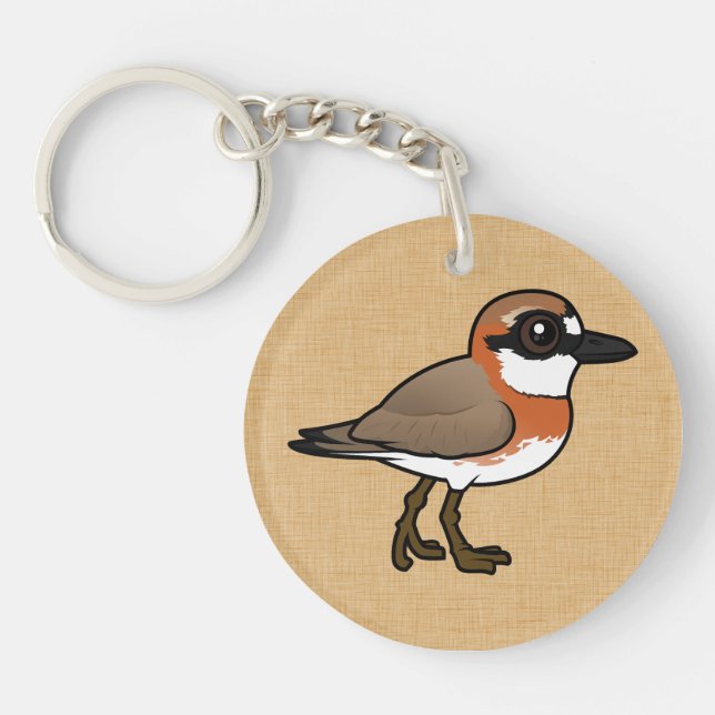 Llavero Plover Siberiana Birdorable (Frente)