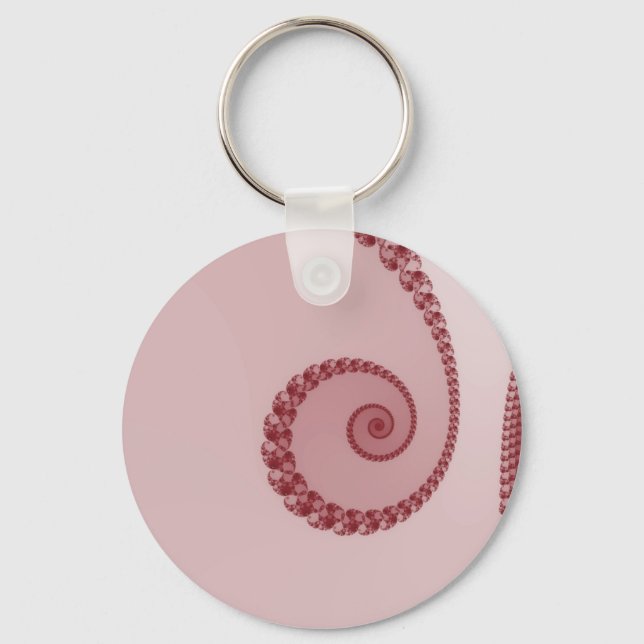 Llavero Plum Simple Spiral Keychain (Anverso)