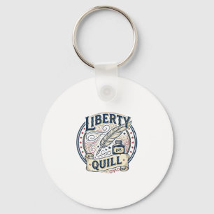Llavero Pluma Patriótica Liberty Tinta Pluma Patriótica Vi