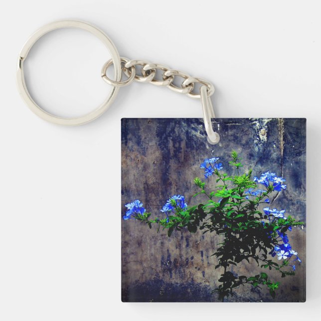 Llavero Plumbago Azul   (Frente)