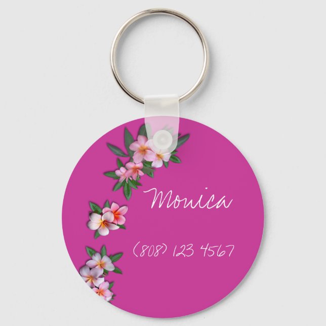 Llavero Plumeria (Anverso)