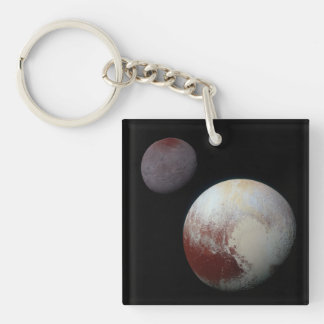 Llavero Pluto y Barón 9 o Sistema Solar de Planeta Enano