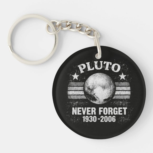 Llavero Plutón Nunca Olvides (Frente)