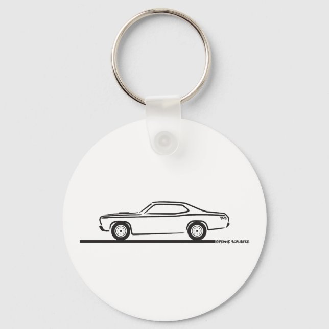 Llavero Plymouth Duster 1971 (Anverso)