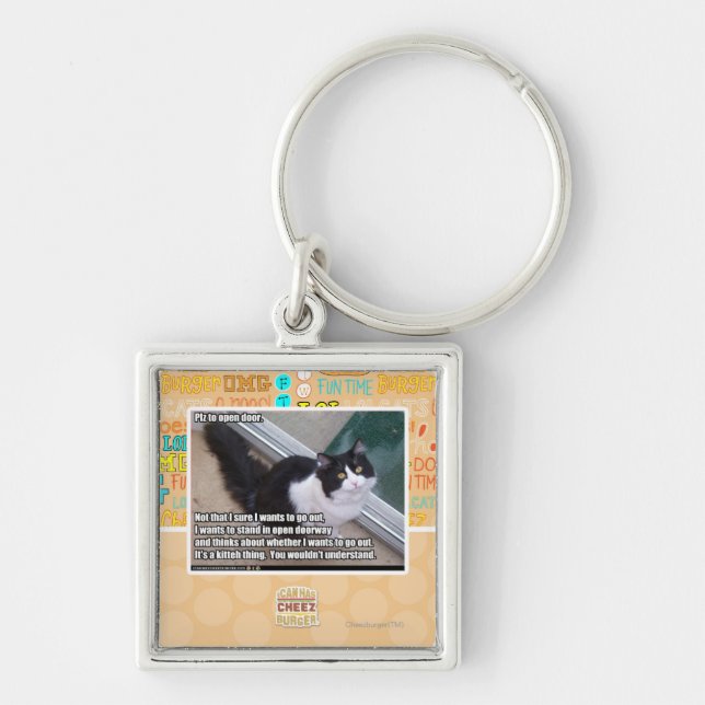 Llavero PLZ a la puerta abierta (Frente)