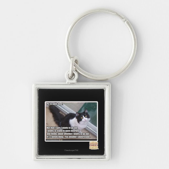 Llavero PLZ a la puerta abierta (Frente)