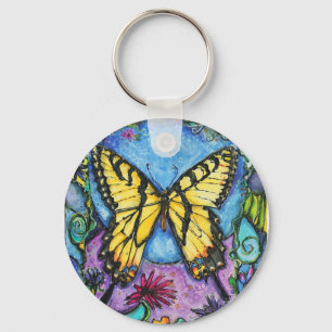 Llavero PMACarlson Tiger Butterfly Keychain
