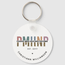 PMHNP Leopard Print Psiquiátrica Mental Health NP