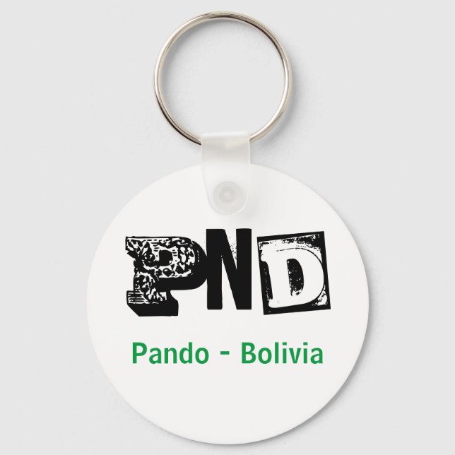 Llavero PND Pando Bolivia (Anverso)