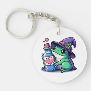 Llavero Poción de amor kawaii de bruja