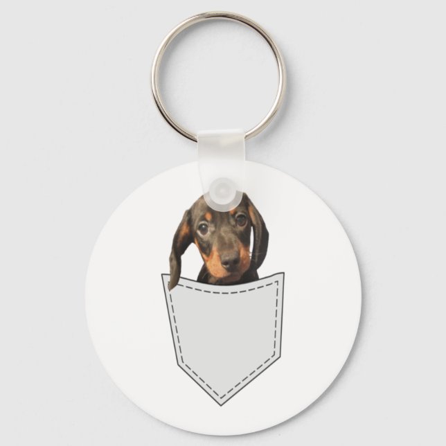 Llavero Pocket Dog Dachshund (Anverso)