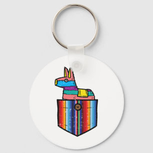Llavero Pocket Pinata Serape Cinco De Mayo Fiesta Mexicana