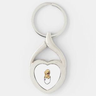 Llavero Pocket Puppiez - Golden Retriever
