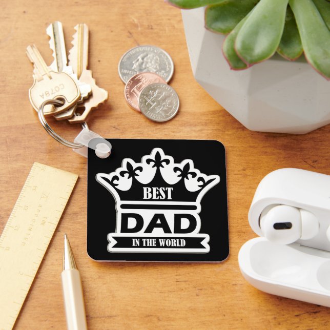 Llavero Pocket-Sized Praise – Best Dad Ever Keychain (Escritorio )