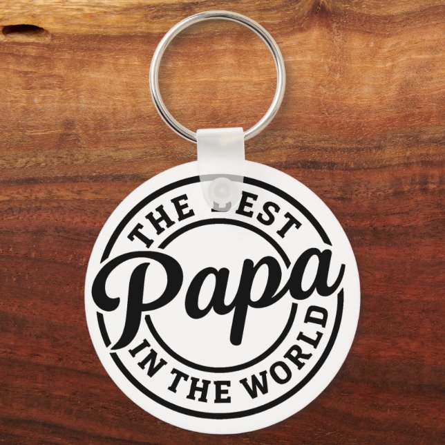 Llavero Pocket-Sized Praise – Best Papa Ever Keychain (Reverso )