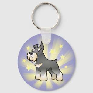Llavero Poco Schnauzer de la estrella