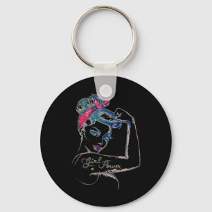 Llavero Podemos curarlo Rosie Riveter Chica de cáncer de m