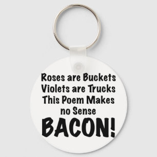 Llavero Poema de Bacon