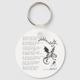 Llavero Poema de Jabberwocky