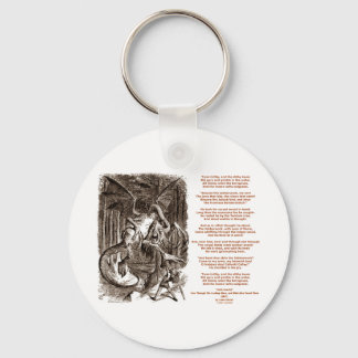 Llavero Poema de Jabberwocky por Lewis Carroll