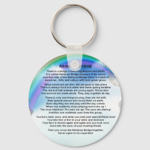 Llavero Poema del puente del arco iris