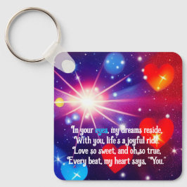 Llavero Poema romántico