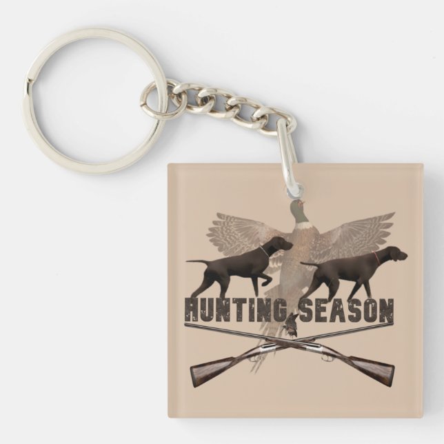 Llavero Pointer alemán de pelo corto,kurzhaar, Tapiz Post (Frente)