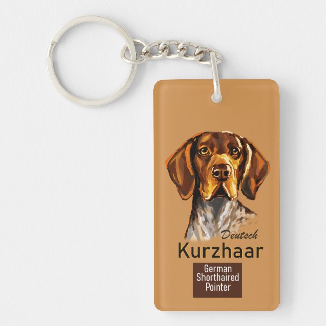 Llavero Pointer Kurzhaar (Frente)