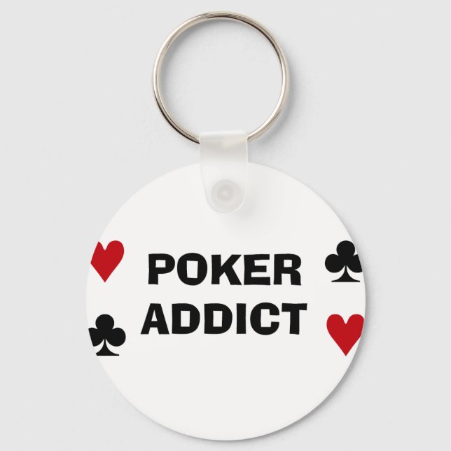Llavero Poker Addict (Anverso)