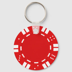 Llavero poker chip key chain