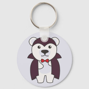 Llavero Polar Bear Halloween Cute Devil Kids Vampire Keyre