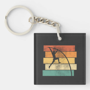 Llavero Pole Vaulting Retro