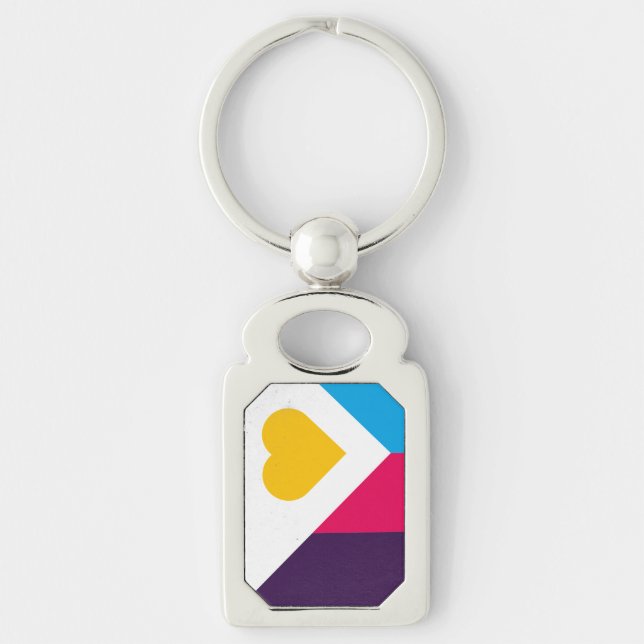 Llavero Poliandria Tricolor (Anverso)