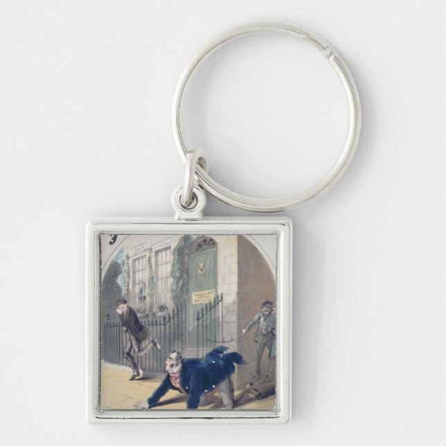 Llavero ¡Policía! ¡Policía! Cubierta de libro de la (Frente)