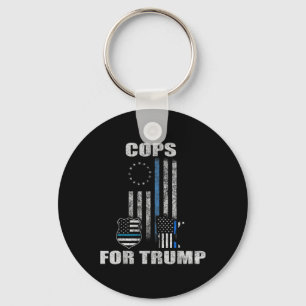 Llavero Policías para el apoyo de Trump a la Unión de Poli