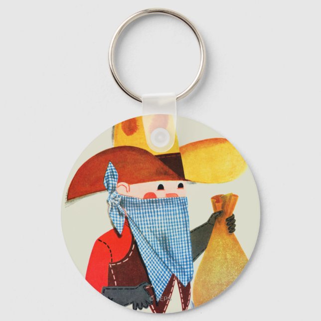 Llavero Policías y ladrones (Anverso)