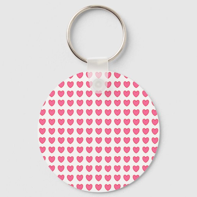 Llavero Polka Hearts Keychain (Anverso)