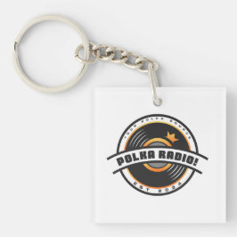 Llavero Polka Radio Acrylic Keychain