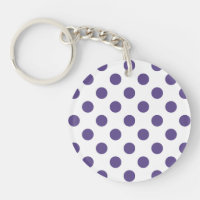 Polka ultravioleta sobre blanco
