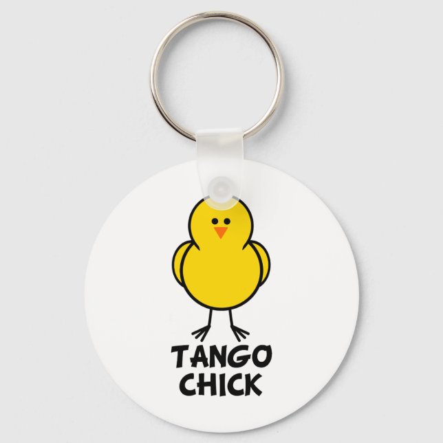 Llavero Pollita Tango (Anverso)