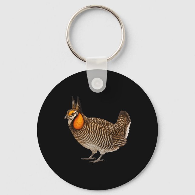 Llavero Pollito de la Pradera de Attwaters Vida Silvestre  (Anverso)