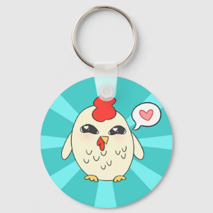Llavero Pollo blanco