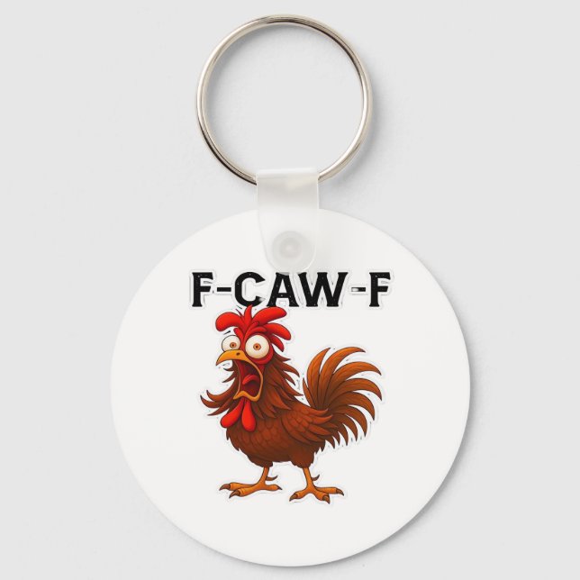 Llavero Pollo Clásico F-Caw-F (Anverso)