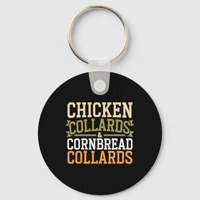 Llavero Pollo Collards Cornbread Y Cobbler _1  (Anverso)
