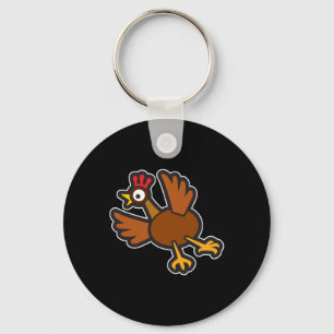 Llavero pollo divertido