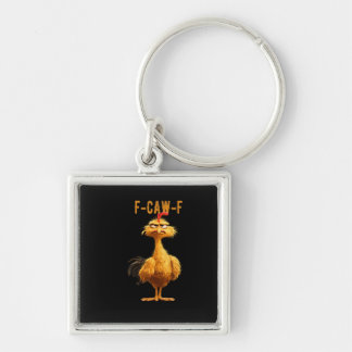 Llavero Pollo F-Caw-F Clásico Estilo Retro